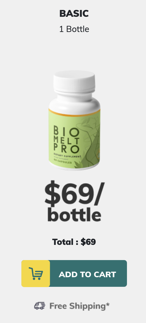 Bio Melt Pro - 1 Bottle