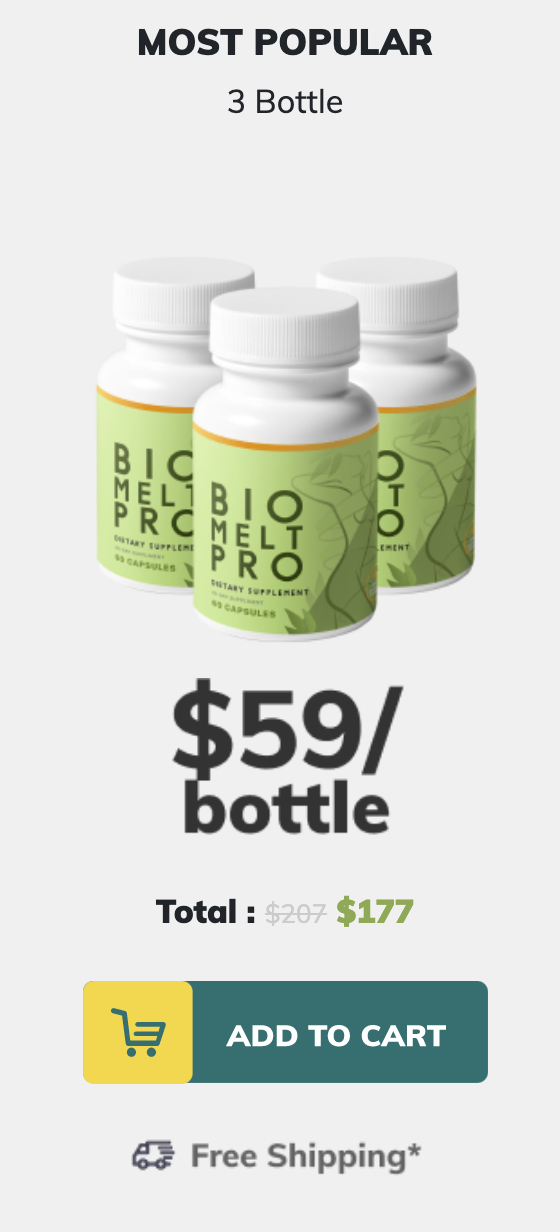 Bio Melt Pro - 3 Bottles